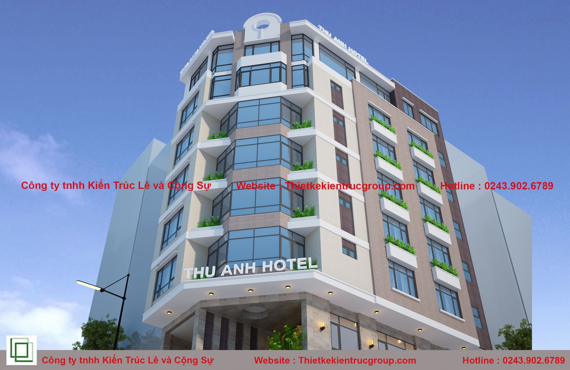 mẫu thiết kế khách sạn đẹp nhất tại Bắc Giang 2018