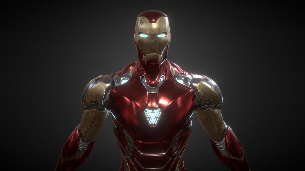 Iron-Man Mark 85 | Rigged - Download Free 3D Model By 9A Films / Nihar  Arora (@Nihar-9Afilms) [Dde1085]