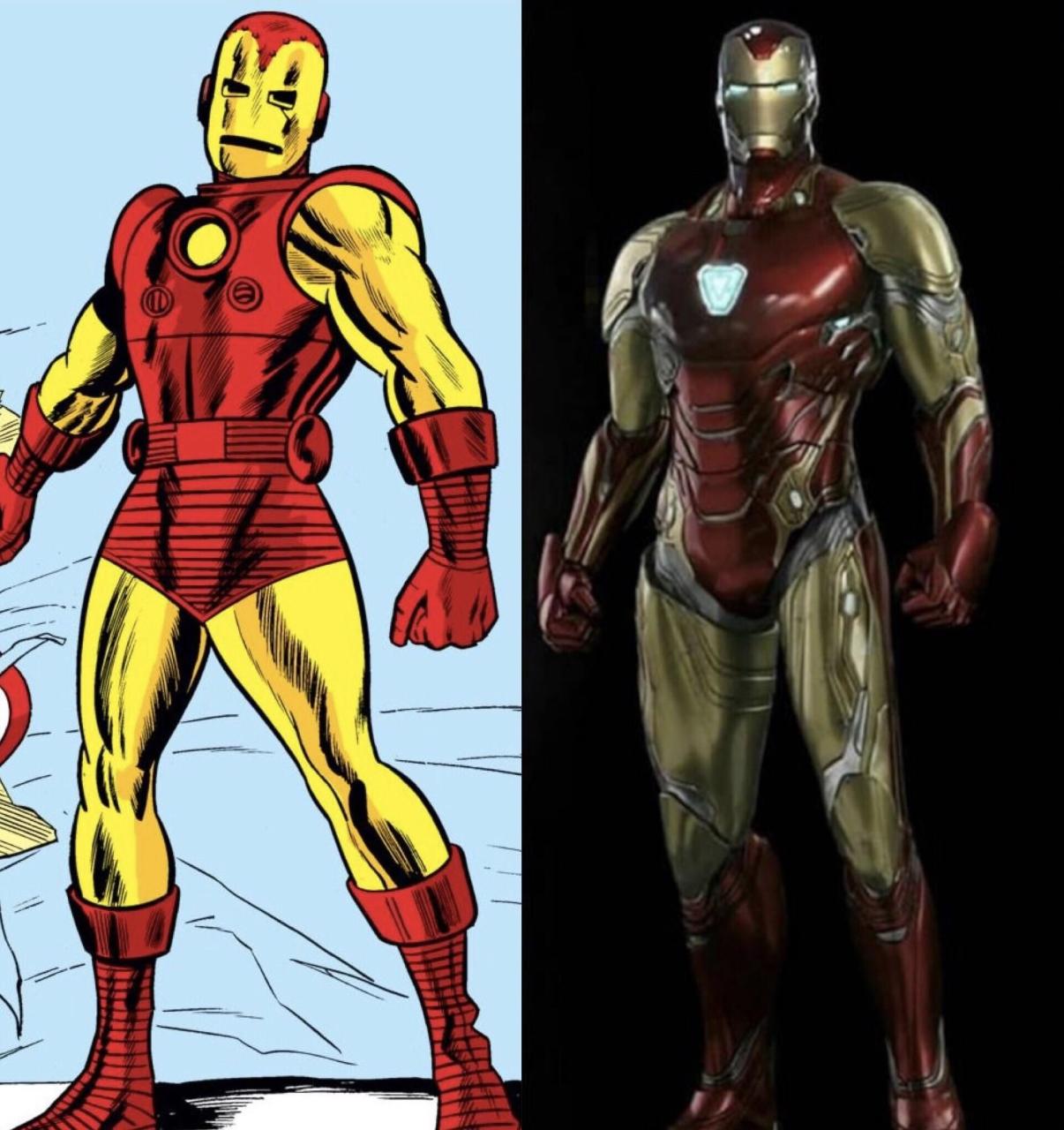 Iron Man'S End Game Suit Looks To Be A Throw Back To The Original Red And  Gold Suit From 1963. | Iron Man, Iron Man Art, Gold Suit