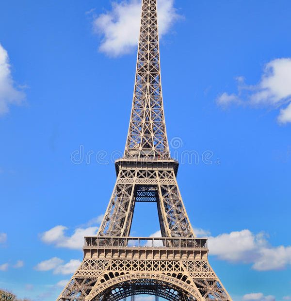 Daylight View Of The Eiffel Tower (La Tour Eiffel), Is An Iron Lattice  Tower Located On The Champ De Mars Editorial Stock Image - Image Of Paris,  Outdoors: 39942919