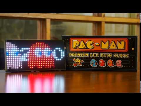 Pac-Man™ Premium Led Desk Clock - Youtube