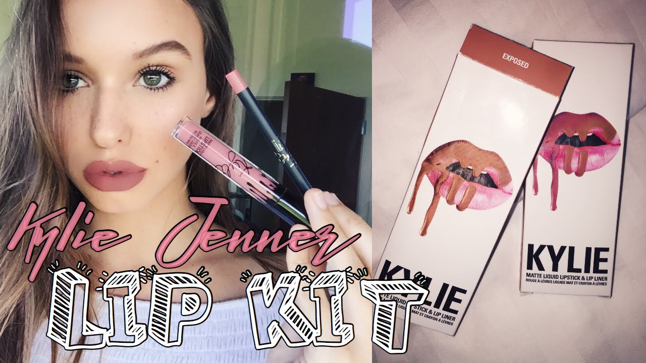Kylie Jenner Lipkit In Exposed + Candy K | First Impression, Review And  Swatches - Youtube