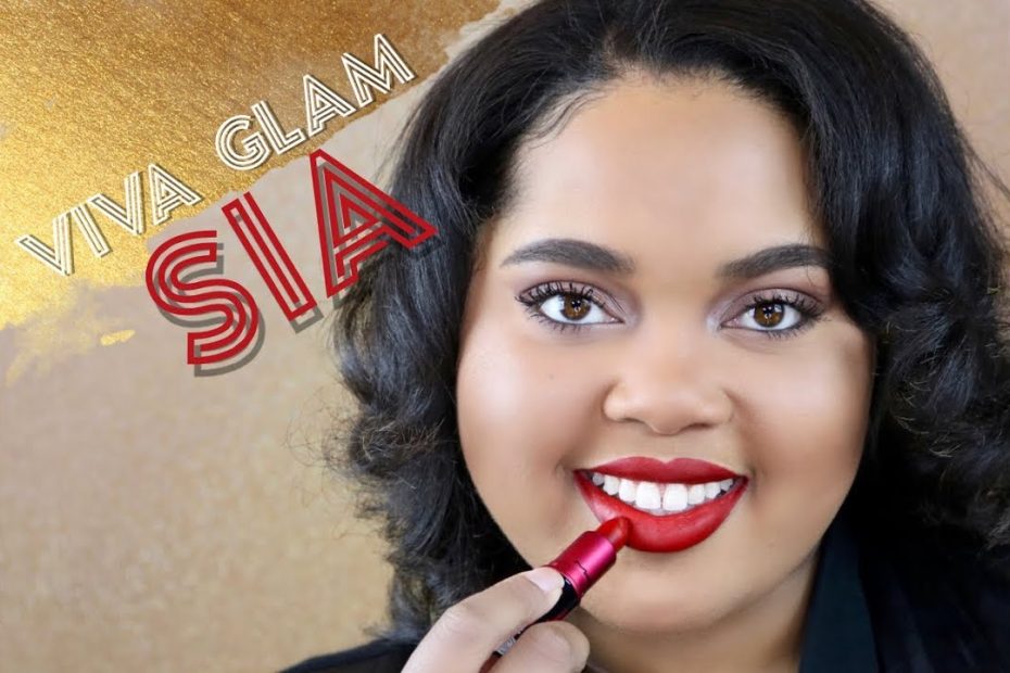 Viva Glam Sia Lipstick Review + Try On - Youtube